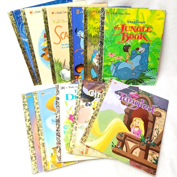 11 X DISNEY books A little golden book